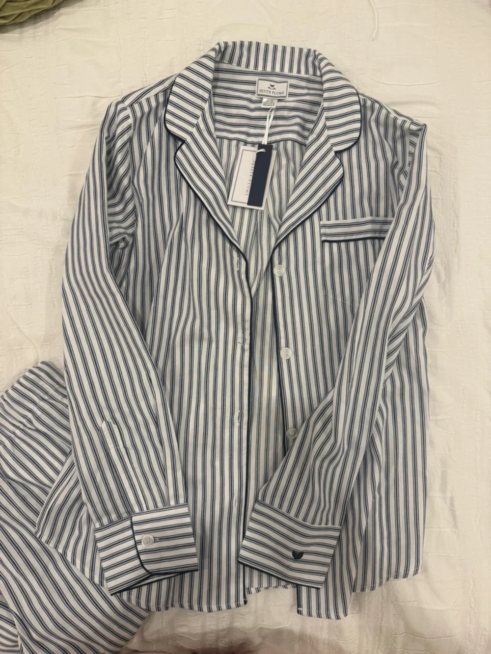 Petite Plume Pima Pajama Set - Picture 6 of 7